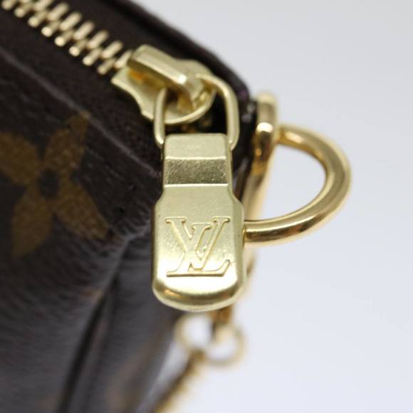 LOUIS VUITTON Monogram Vivienne Mini Pochette Pouch M45905 LV Auth 70308A - Picture 9 of 16